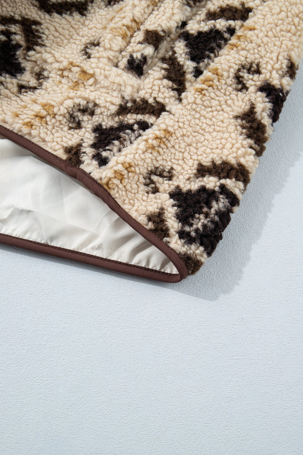 Avalon Print Geometric Fleece Pullover
