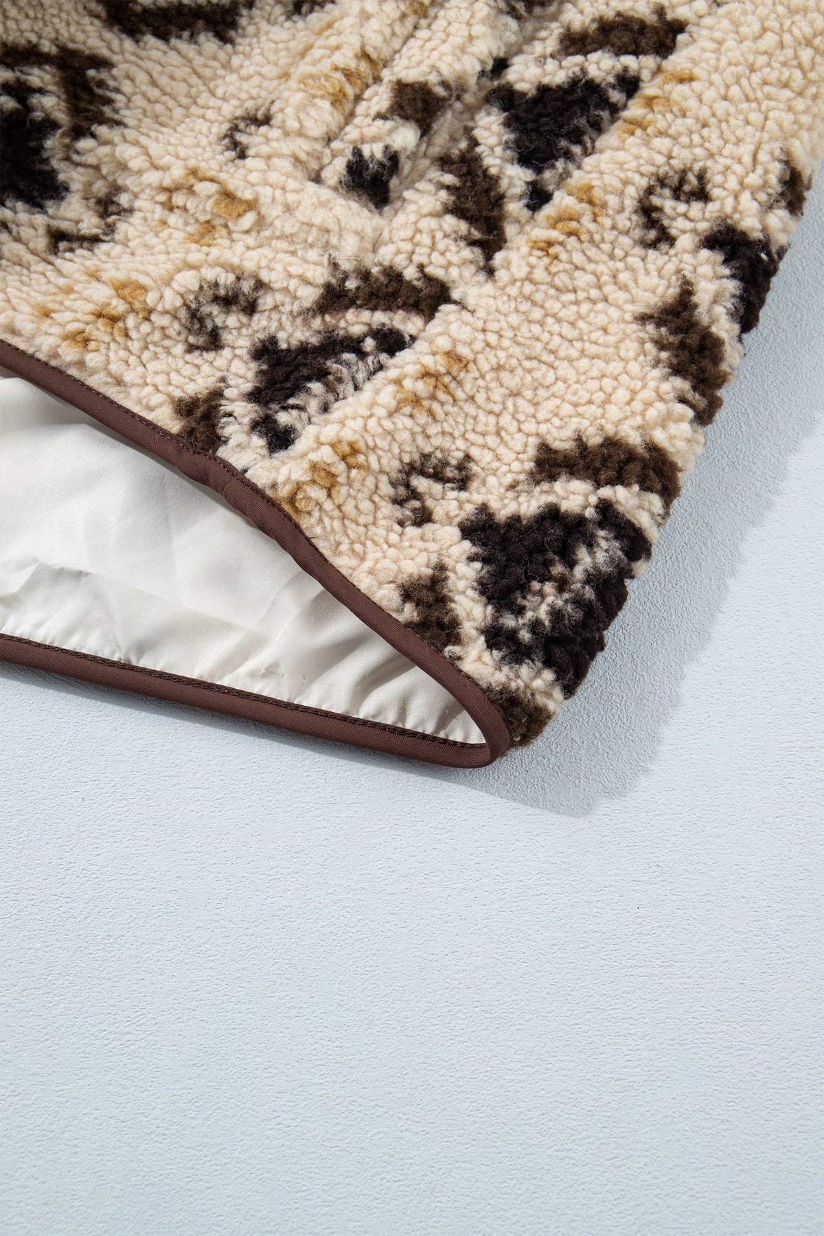 Avalon Print Geometric Fleece Pullover